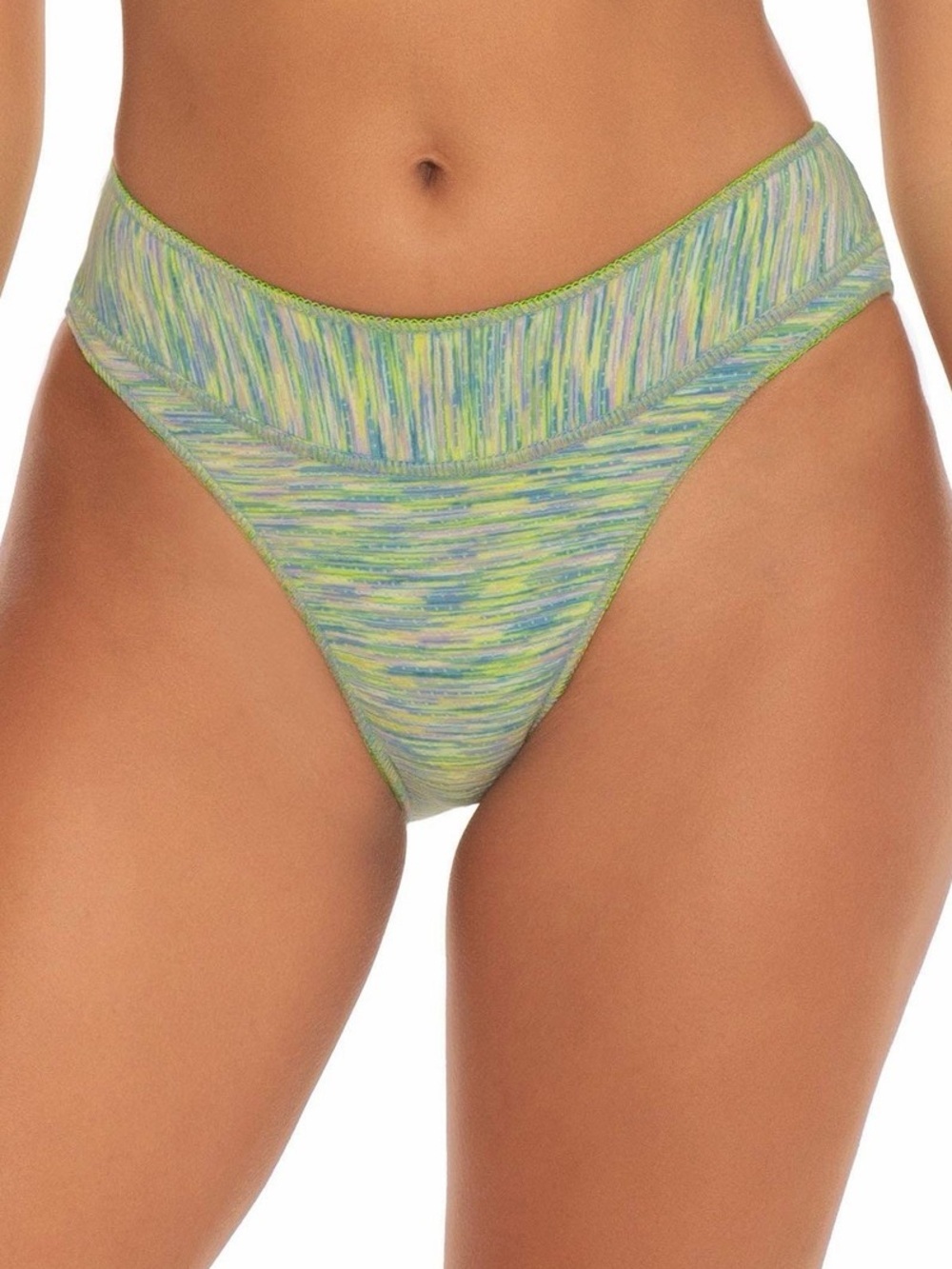 BECCA Green Mia Mosaic Hipster Swim Bikini Bottom